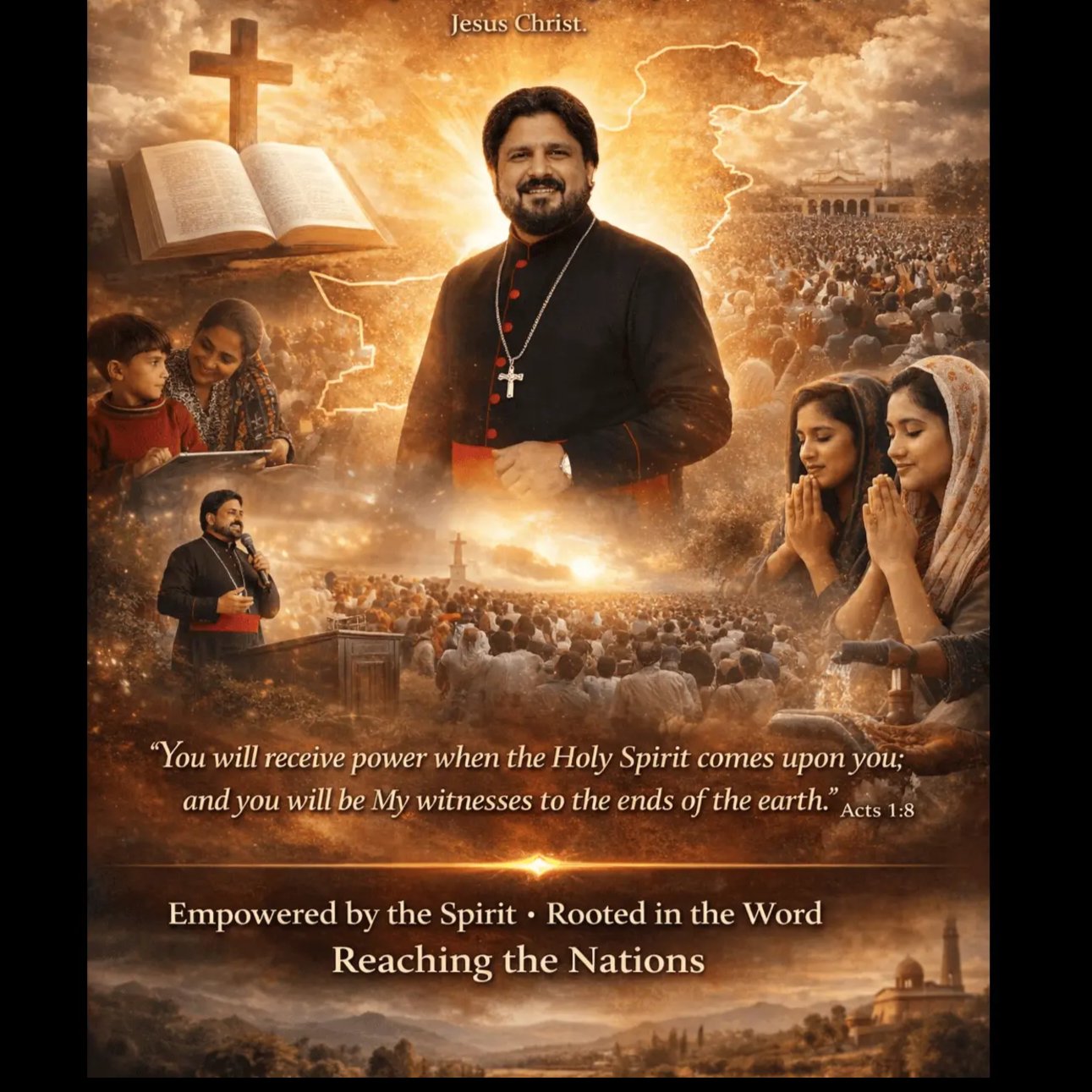 bishop amanat apostolic charismatic church pakistan leader & president