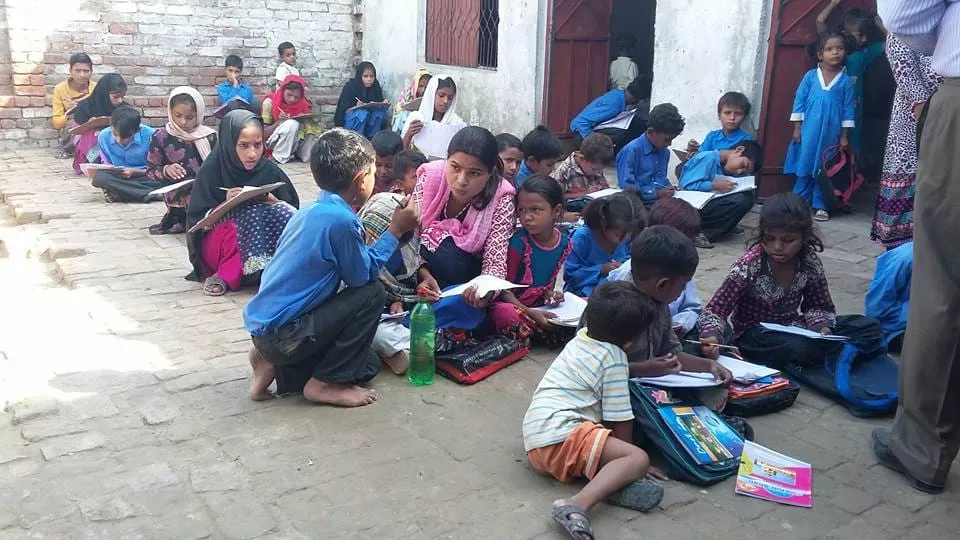 Church outreach supporting poor families with compassion and care in Pakistan