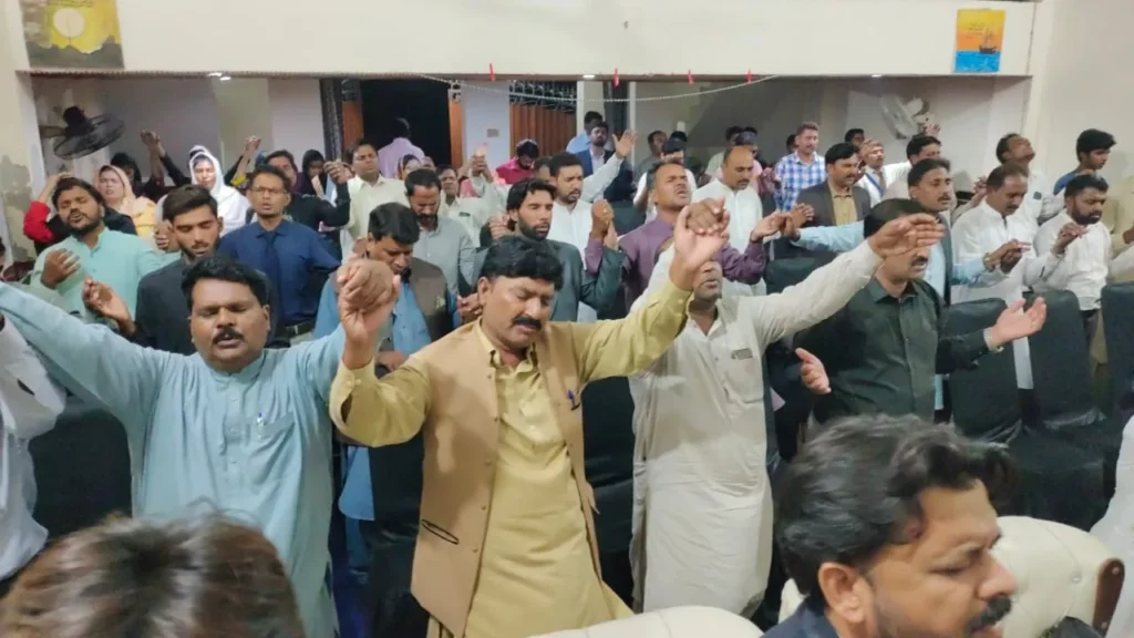 Apostolic preaching session during revival conference